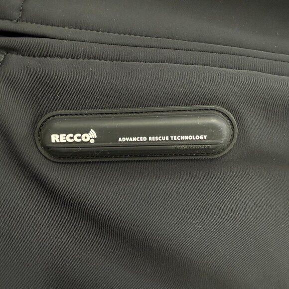 Zara Ski Bib Womens Small S Black Snow Pants Overalls Recco Jumpsuit Snowboard - Picture 5 of 11